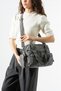 Washable S.Leather Women's Shoulder Bag Vegan Leather Multi-Pocket Crossbody Faux Leather Handbag 32*25 cm - 3