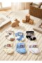 6 Pairs of Cotton Baby Socks Set + First Step Shoes as a Gift - 6