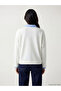 Nevavm Contrast Shirt Collar Striped Women's Sweatshirt - 3