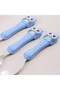 Blue-Owl Figured Premium Children's Bpa Free Stainless Steel Fork-Spoon-Knife Set 12+ Months - 5