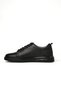 Black Lace-Up Sneaker Men's Sports Shoes Casual Stylish - 2