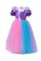 Mermaid Short Balloon Sleeve Long Skirt Dress & Mermaid Evening Dress & Mermaid Costume - 3