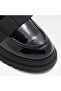 Theatric Womens Black Loafer Shoes - 5