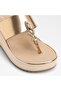 Penelopy Womens Gold Sandals - 5