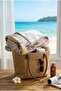 Beach Towel 70X150 cm Retro Island Beige – Soft Textured, Water Absorbent, Digital Printed Beach Towel - 6