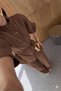 Gold Square Button Shirt and Pants Set 51298 - 4