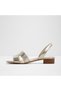 Javamannon Womens Gold Sandals - 3