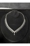 Zaria Model Zircon Stone Elegance Set Bridal Wedding Jewelry Set - 3