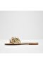 Elenaria Womens Gold Sandals - 3