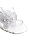 Kalyaa Womens Silver Sandals - 5