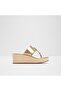Penelopy Womens Gold Sandals