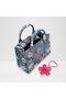 Floralbloom Womens Blue Satchel - 3