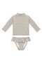 Uv Protection Long Sleeve Baby Girl & Kids 2 Piece Swimsuit Set