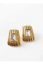 Marquise Gold Square Women's Earrings