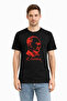 Men's ataturk printed black basic t-shirt short sleeve crew neck t-shirt