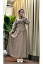 Modal Cupra Fabric Skirt Suit with Waist Buckle Detail