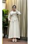 Modal Cupra Fabric Skirt Suit with Waist Buckle Detail - 4
