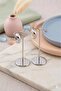 Women's Stainless Steel Silver Color Small Hoop Earrings - Casual Elegance - 4