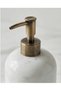 Antique Gold Liquid Soap Dispenser Special White Marble Antique Gold Soap Dispenser - 2