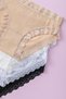 Women's Lace Cotton Panties 4-Pack - 4