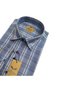 Men's Classic Wide Cut Plaid Cotton Long Sleeve Shirt - 2