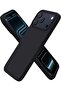 iPhone 17 Pro Max 6.9Liquid Silicone Case,Anti-Skid,Shockproof Full Protection,Soft Microfiber BlacK