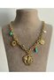 Accessory, Steel Coast Kiss the Sun, Gold Necklace with Charms - 2