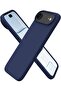 Liquid Silicone Case iPhone 17 Air, Ultra Slim Soft Gel, Matte Finish, Microfiber Lining Blue