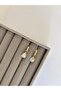 Medium Size Xp Gold Earrings with Drop Stones and Dangle Design - 3