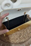 Women's Sparkling Glitter Portfolio Evening Bag - Detachable Chain Hand and Shoulder Evening Bag Mlu8005 - 3