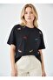 Crew Neck Animal Patterned Knitted T-Shirt Ss26Ts0066 - 4