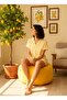 Lemon Pattern Yellow Color Shirt & Shorts Women's Pajama Set Milan Fabric Spring Collection - 3