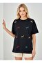 Crew Neck Animal Patterned Knitted T-Shirt Ss26Ts0066 - 2