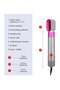 Styler 5 in 1 Hair Dryer Hot Air Brush Styler Negative Ion Hair Straightener Volumizer Hair Curler - 2
