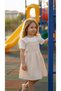 Girl's Muslin Dress Set with 100% Cotton T-Shirt, Natural Fabric, Summer Stylish Combination, Ages 2-3-4-5