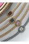 Silvia Model Gold Brown Metal Cord Vintage Series Women's Wristwatch - 6