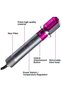 Airwrap Styler 5 in 1 Hair Dryer Hot Air Brush Styler Negative Ion Hair Straightener Volumizer Hair - 3
