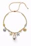 Sea Charm Mix Cord Necklace