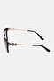 Women GU00199 05B Cat Eye Sunglasses, Black - 4