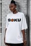 Son Goku Dragon Ball Anime Back Printed Unisex Oversize T-Shirt - 2