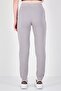 Women Regular Fit Solid Sweatpants, Grey - 3