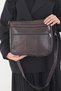 Genuine Leather Large Size Women's Shoulder and Messenger Bag / Large Size Women's Brown Leather Bag - 7