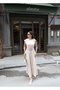 Linda Dress with Fabric Accessories and Belt - 6
