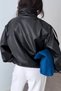New Season Zr Stand Collar Women's Leather Jacket - 3