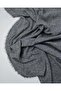 Herringbone Pattern Jacquard Knitted Fabric in Gray and Black Colors Width: 150cm - 5