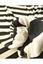 Cream Black Colors Wrinkled Jersey Fabric 150X220Cm - 3