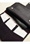 Genuine Leather Purple Portfolio Long Women's Wallet with 10 Card & Phone & Passport Holder Compartments - 5