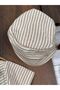 3-Piece Summer Baby Boy Set with Safari Hat, Striped Muslin Shorts with Pocket Detail - 5