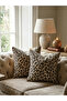 Luxury Leopard Patterned 2-Piece Throw Pillow Cover Modern Velvet Textured Decorative Pillowcase (43X43 cm) - 3