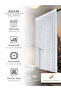 1/2 Dense Pleated Snow White Velvet Textured Background Curtain | Ironing Is Not Necessary. | Best Sellers - 6